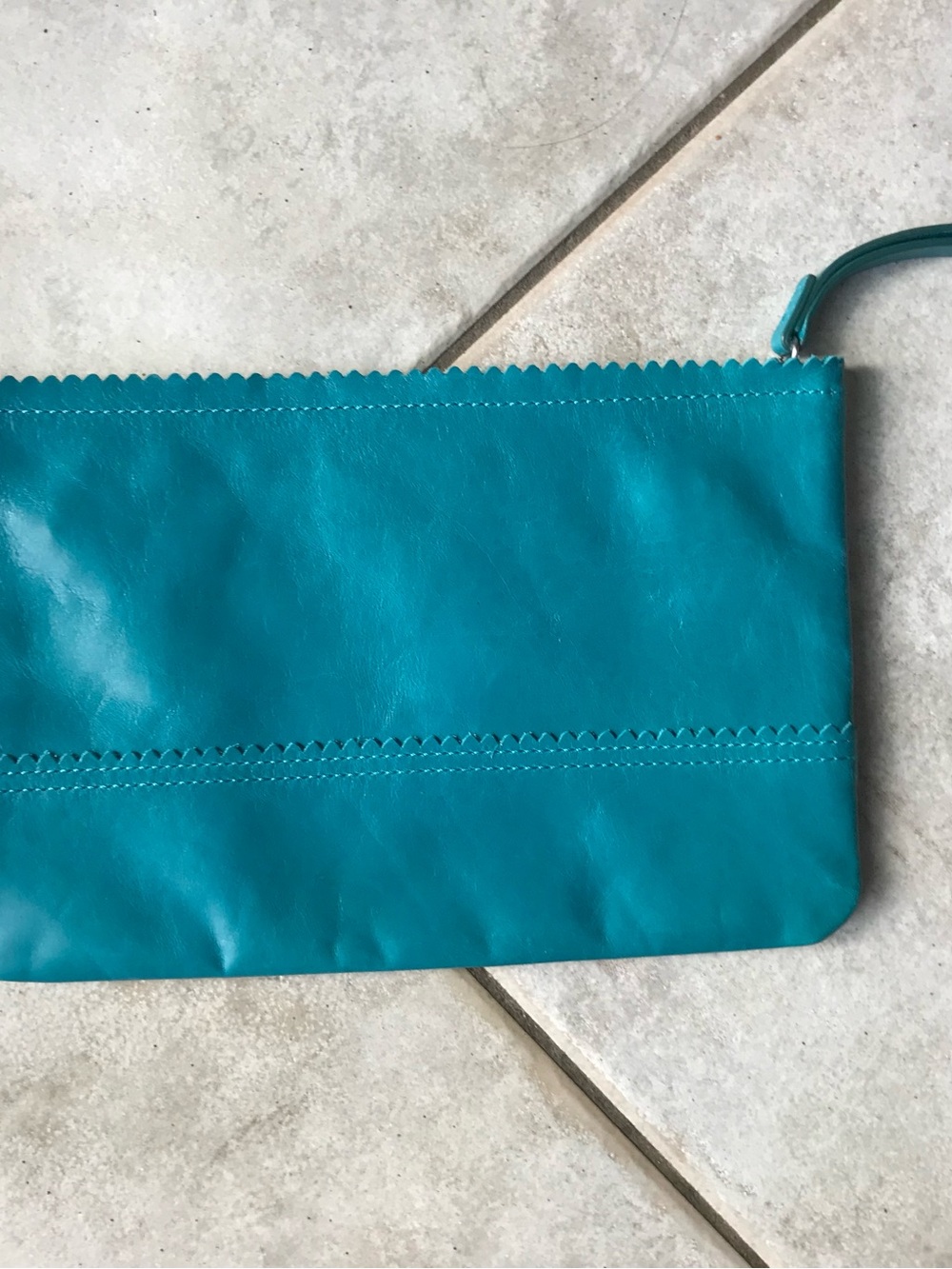 Banana Republic Teal Wristlet Clutch